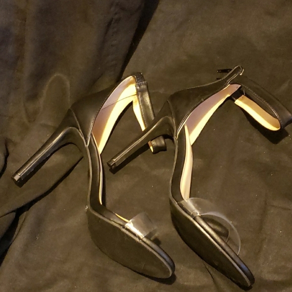 NWOT EUC Invisible Ankle Strap Dress Heels Summer Heel Open Toe Sandal - Picture 9 of 16